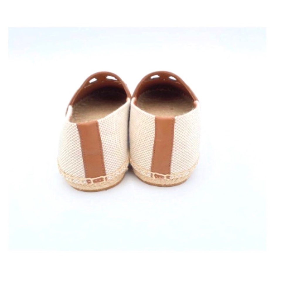 New Tory Burch Sidney Canvas Espadrilles Flats Size 6 - Picture 4 of 9